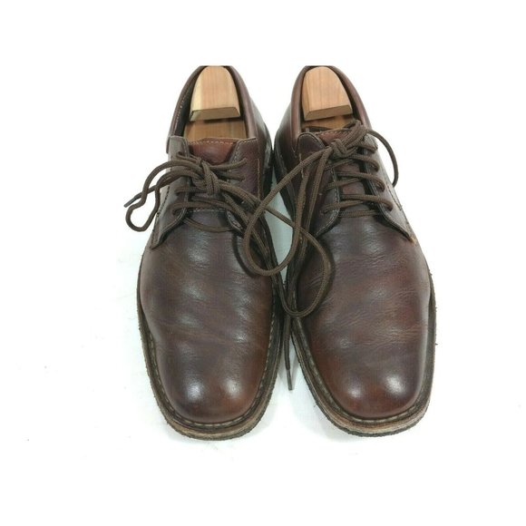 JOHNSTON & MURPHY Oiled Leather Oxford Dress 9 M main image 5